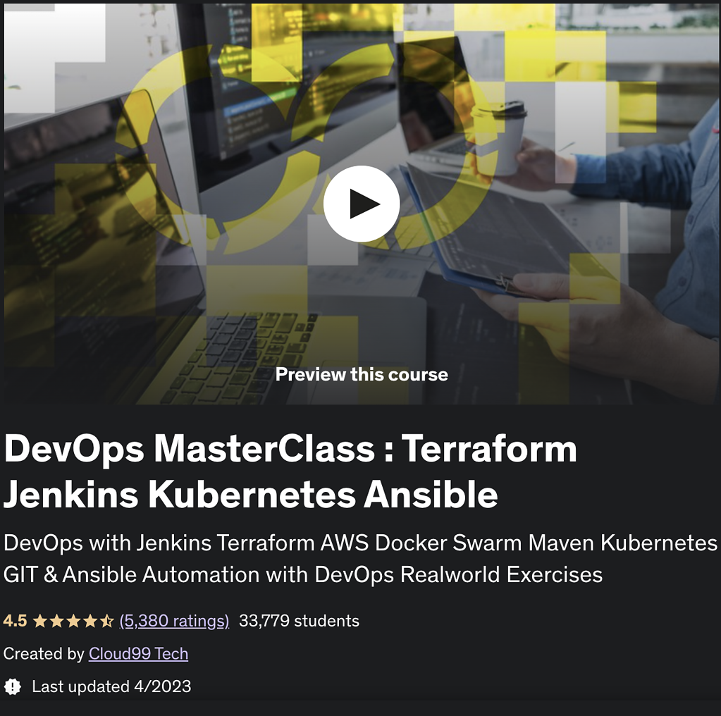 DevOps-MasterClass-Terraform-Jenkins-Kubernetes-Ansible